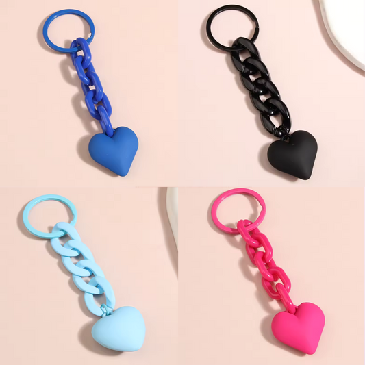 Chain with Heart (14 colors available)