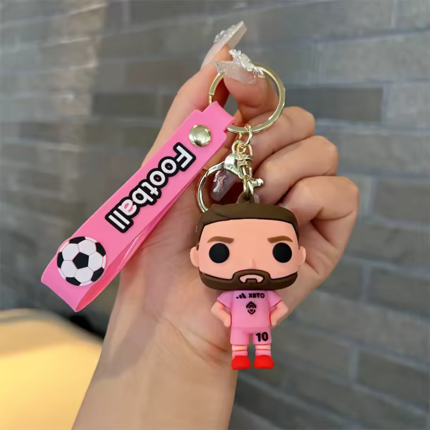 Porte-clé Joueur de Foot – 3 Modèles