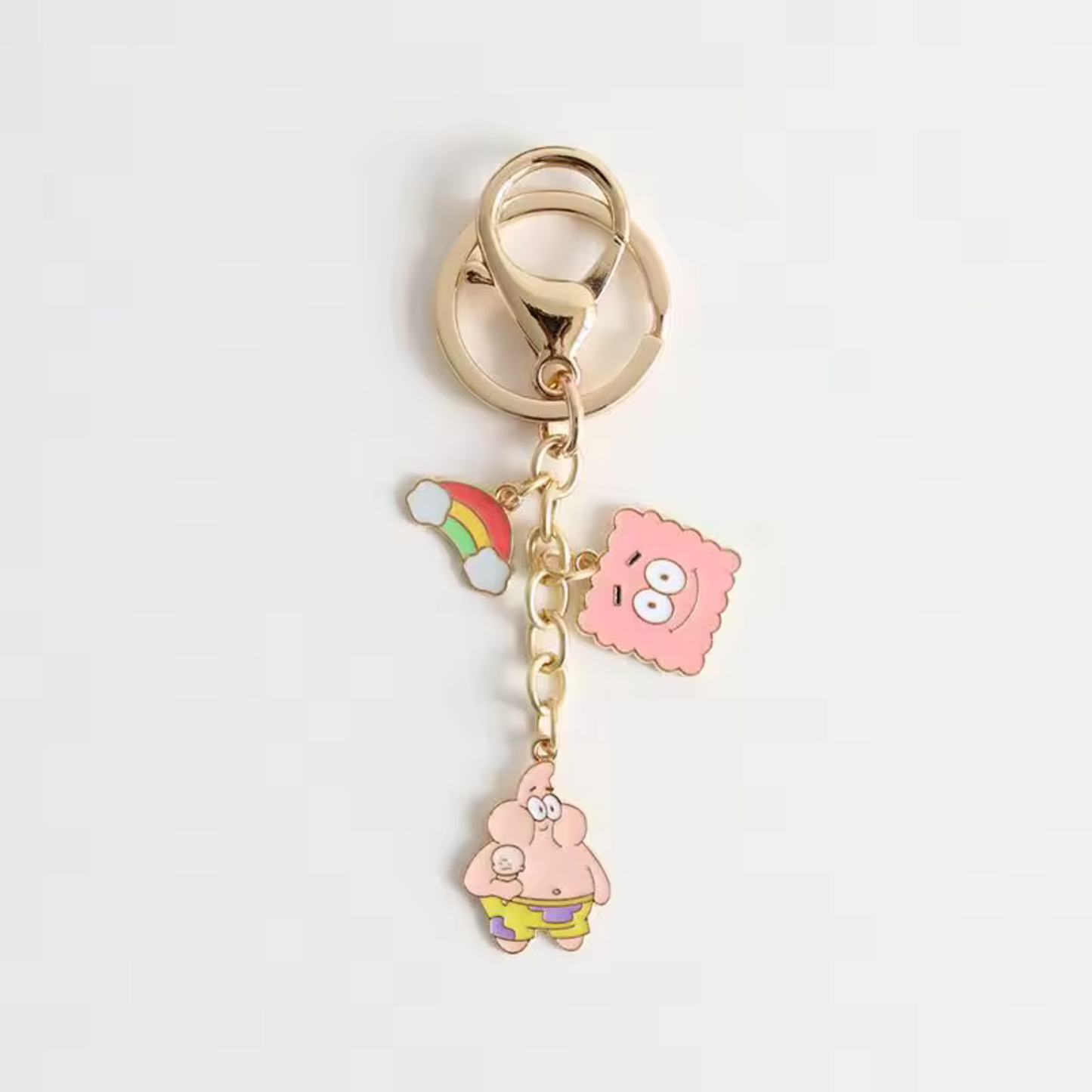Porte-clé Bob l’Éponge en métal – 2 modèles disponibles pour briller sous la mer