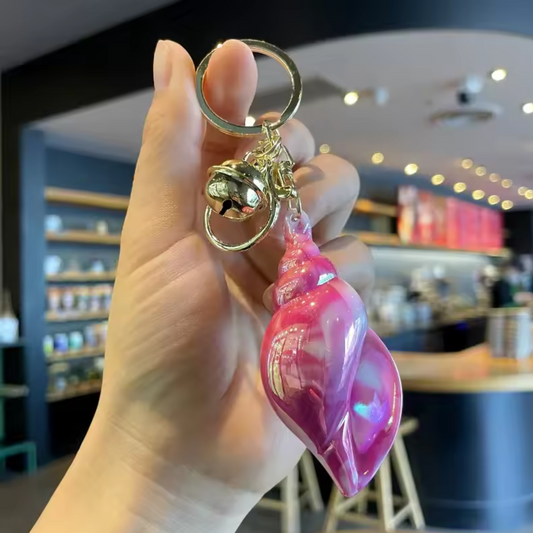 Porte-clé Coquillage – 6 Coloris Éclatants au Choix !