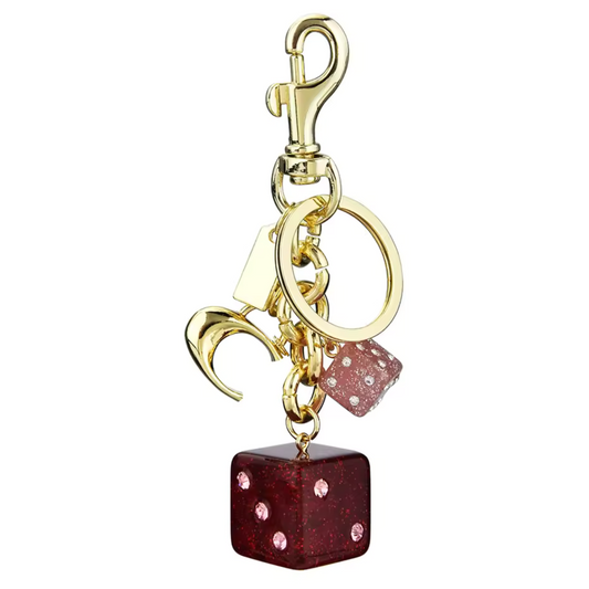 Porte-clé Dé Rouge – Chance et Style Toujours à Portée de Main !
