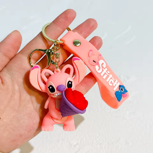 Angel Keychain – Bouquet of Sweetness in Hand